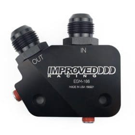 Improved Racing Low-Profile Oil Cooler Adapter