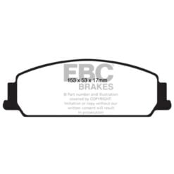 Alternative view of EBC 08-10 Pontiac G8 3.6 Redstuff Front Brake Pads