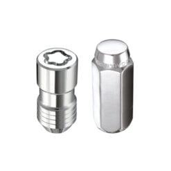 MCGARD 5 Lug Hex Install Kit W/Locks (Cone Seat) - Chrome