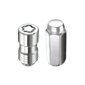 MCGARD 5 Lug Hex Install Kit W/Locks (Cone Seat) - Chrome